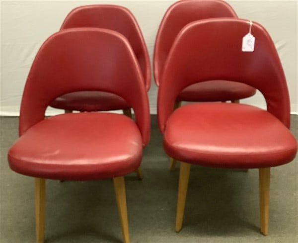 4 Mid-Cent Vinyl Chairs (1 of 3)