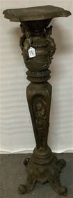 47" Victorian Metal Pedestal
