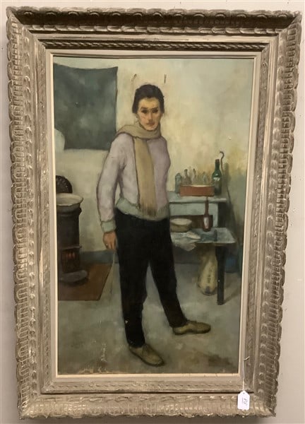 Framed Oil on Canvas Sgnd 32 x 48: Framed Oil on Canvas Sgnd 32 x 48