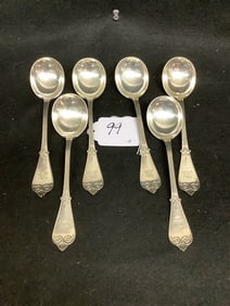 6 Sterling Spoons approx. 12.5 troy