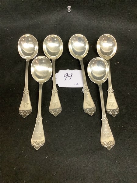 6 Sterling Spoons approx. 12.5 troy: 6 Sterling Spoons approx. 12.5 troy