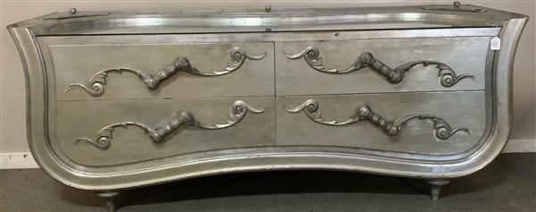 83" Mirror Top 4 Drawer Dresser James Mont: 83" Mirror Top 4 Drawer Dresser James Mont 32 high and 22 deep