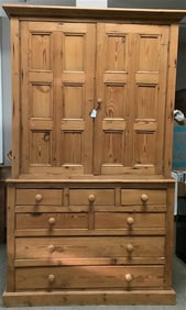 2 Part Washed Pine Cupboard