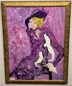 Framed Acrylic on Canvas, Ron Samaro 35 x 45