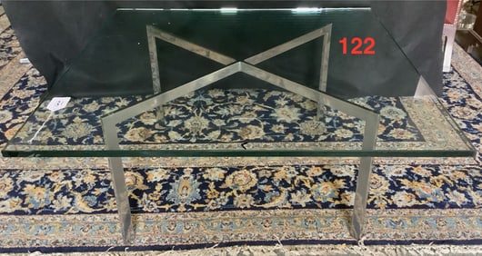 Mies van der Rohe Vintage Barcelona Table Sgnd KP