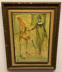 Framed O/C Initialed AP, '68