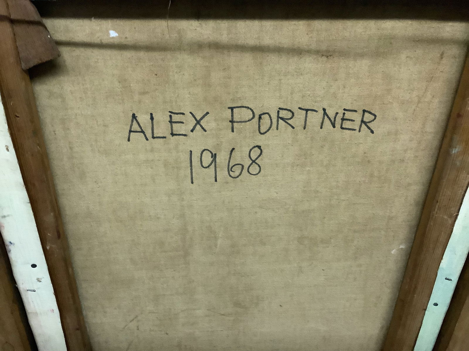 Framed O/C Initialed AP, '68 - 2