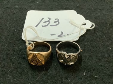 14 K Masonic Ring .45oz total weight