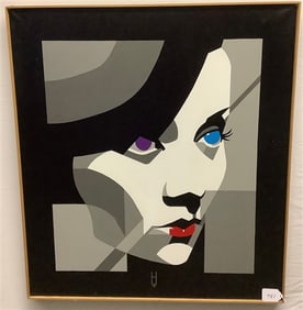 Earl Hubbard, Acrylic on Linen 37 x 40