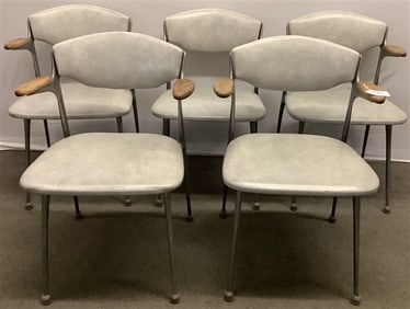 5 Mid Century Armchairs