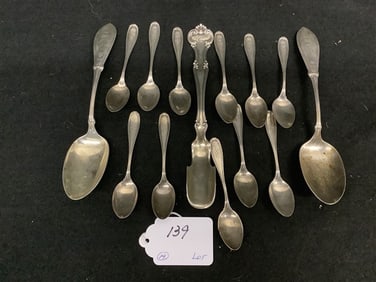 14 Sterling Spoons approx. 9 troy