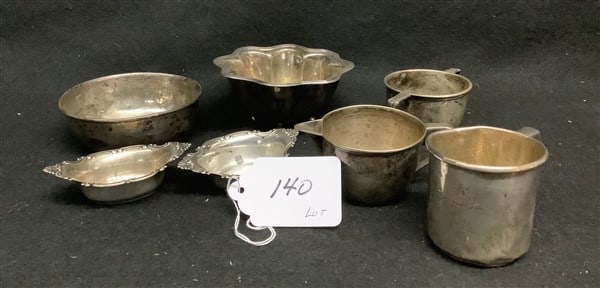 Sterling Cups and Bowls aprox13 troy: Sterling Cups and Bowls aprox13 troy