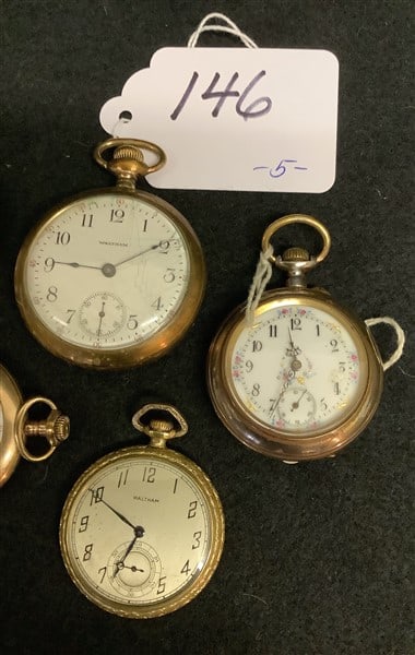 5 Pocket Watches - 2