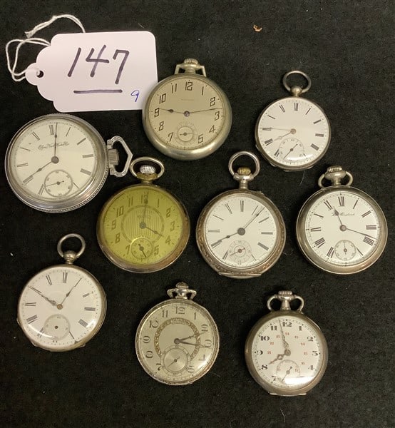 9 Vintage Pocket Watches: 9 Vintage Pocket Watches