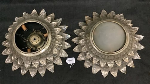 Pr Vintage Ceiling Fixtures