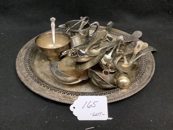 Generous Lot of Silverplate Table Accessories: Generous Lot of Silverplate Table Accessories