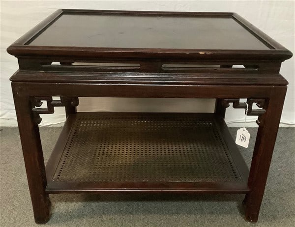 Burlwood Oriental Occasional Table 21 x 26- 22" high: Burlwood Oriental Occasional Table 21 x 26- 22" high