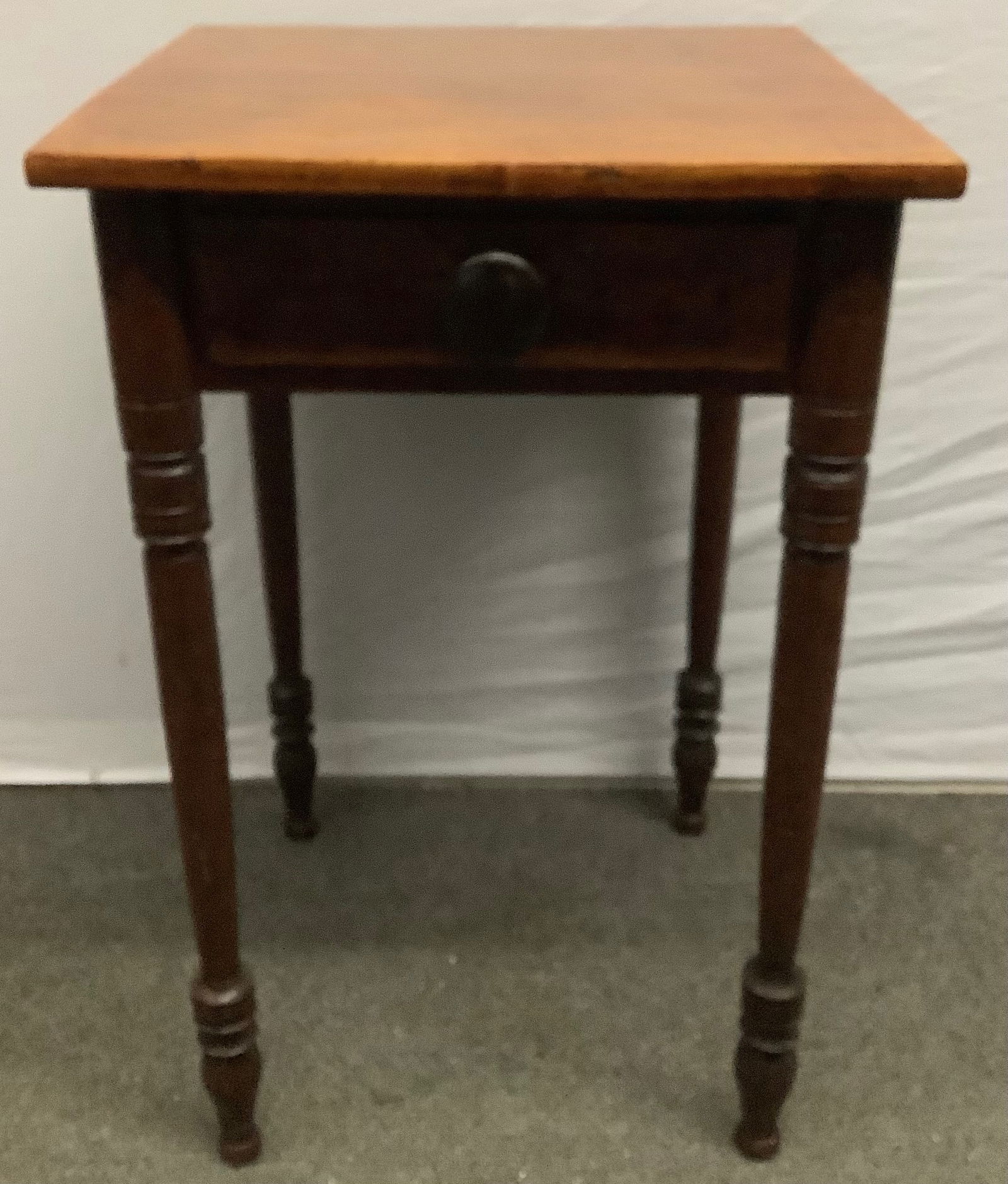 1 Drawer Antique Stand: 1 Drawer Antique Stand - 18" square and 29" high