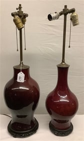 Two 28" Designer Lamps Great Color