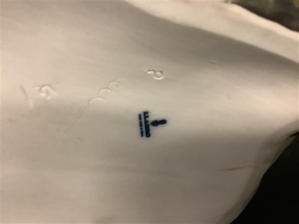 3 Objects, figure 12 1/2" high - 2