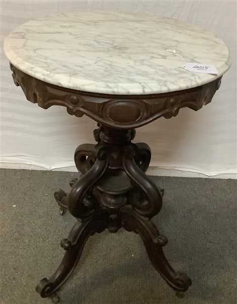 ca 1870 Victorian M.T.Parlor Table 21" Diam-29" High: ca 1870 Victorian M.T.Parlor Table 21" Diam-29" High