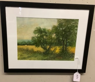 Framed Watercolor, Helen Galick 18 x 22