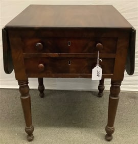 Antique 2 Drawer Federal Mahagony Stand