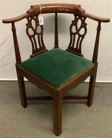 50 Year Old Mahogany Corner Chair
