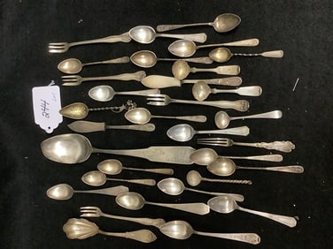 Sterling and Coin approx. 17 oz " Total "