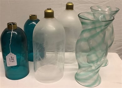 6 Extra Nice Hurricane Shades tallest 14"