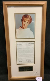 37th Academy Awards Loan Receipt Agreement 16 x 23