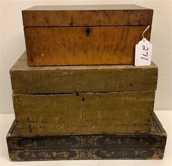 3 Antique Boxes (1 of 4)