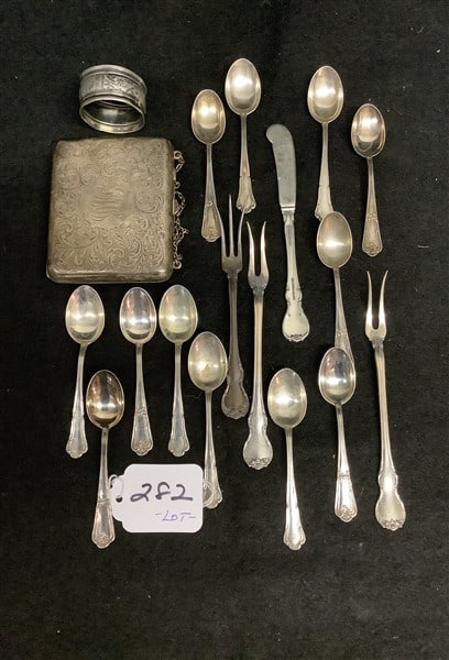 Coin and Sterling Lot: Coin and Sterling Lot