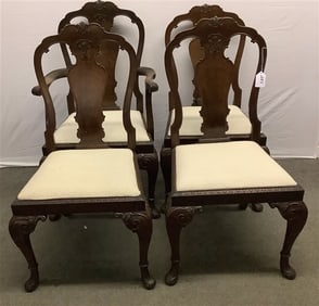 4 Mahogany Dining Chairs