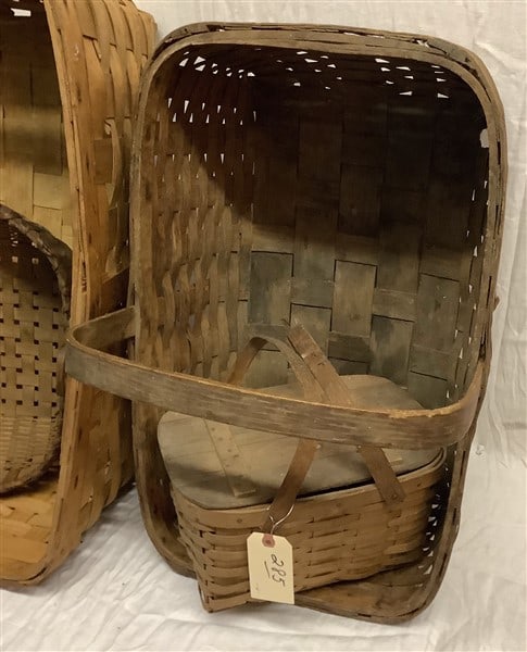 4 Antique Country Baskets - 2