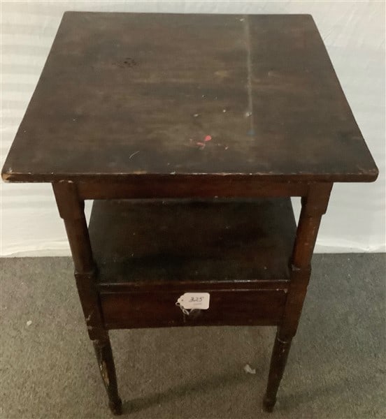 19th Cent 1 Drawer Stand 19" square-32" high - 2