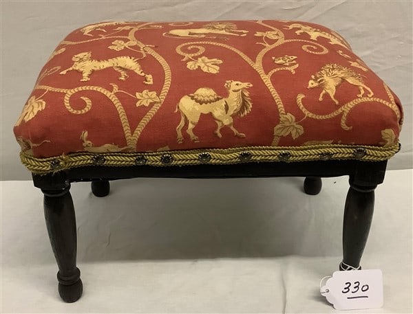 Little Upholstered Footstool (1 of 2)
