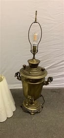 Brass Samovar as Lamp