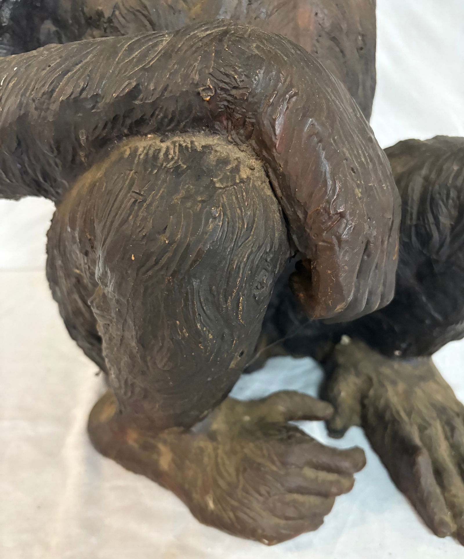 27" Bronze Monkey - 3