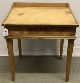Country Pine Schoolmasters Desk
