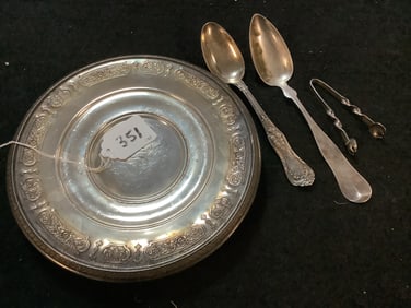 Lot of Sterling and Coin - approx 14 troy