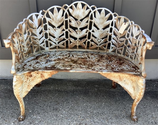 43" Cast Iron Garden Bench 125 lbs (1 of 3)