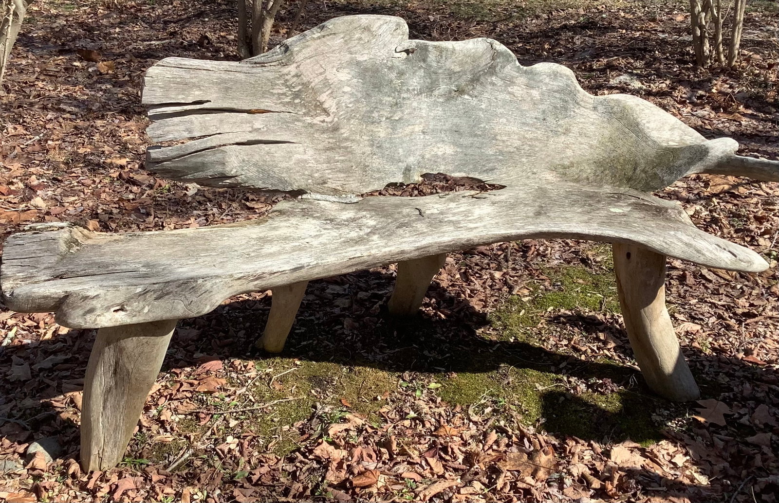 2Pcs Free Form Wooden Garden Furniture (1 of 4)
