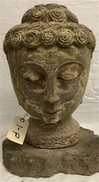 Carved Stone 14" Bust (1 of 3)