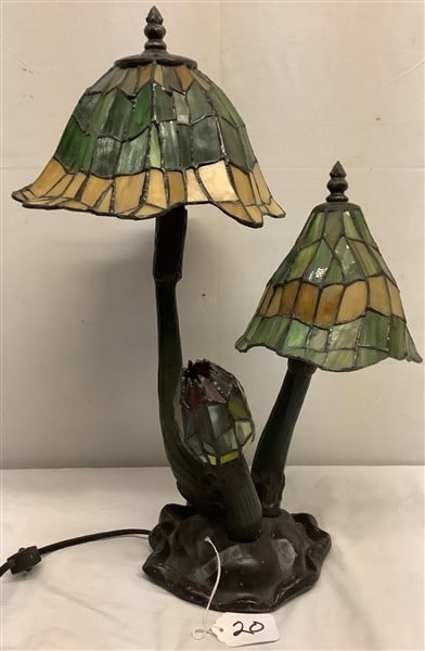Nice Reproduction 21" Mushroom Lamp 8 lbs (1 of 3)