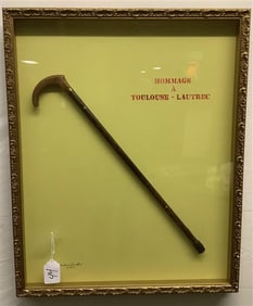 Framed " Homage to Lautrec ", Nicholas Gordon 25 x 32