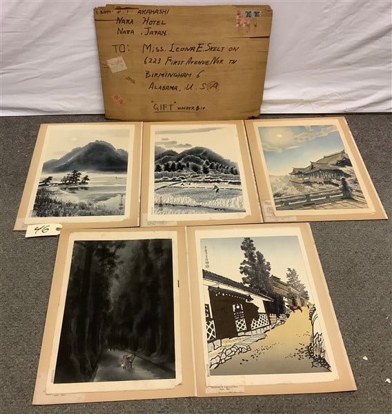 Portfolio of Japanese Woodblock Prints (1 of 4)