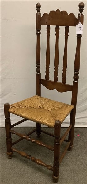 Early Bannister Back Chair 45" tall (1 of 2)