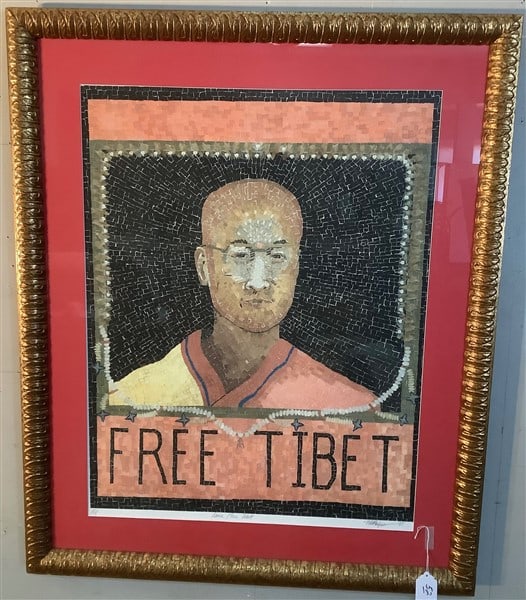 Artist Proof " Free Tibet " (1 of 4)