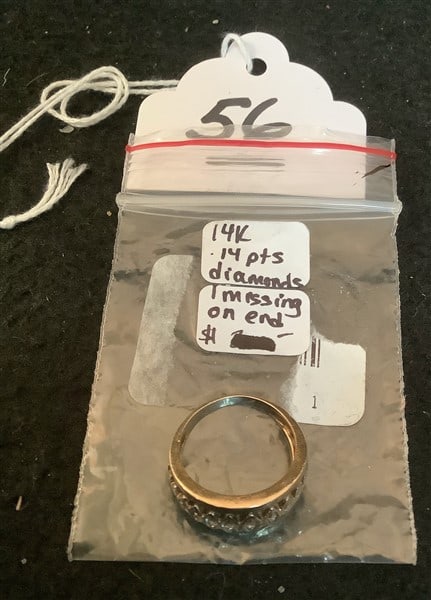 14K Ring - 14 Pts Diamond (1 of 1)